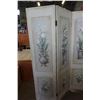 Image 2 : 4 PANEL FLOWER ROOM DIVIDER 71 INCHES TALL