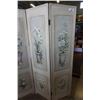 Image 4 : 4 PANEL FLOWER ROOM DIVIDER 71 INCHES TALL