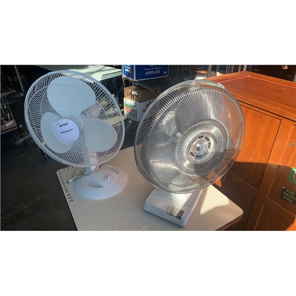 2 table fans