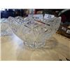 Image 2 : 3PC PINWHEEL CUT HEAVY CRYSTAL BOWL BERRY SET