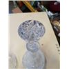 Image 8 : PAIR OF MATCHING PINWHEEL CRYSTAL  HEAVY DECANTERS