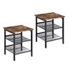 Image 1 : BRAND NEW PAIR OF MODERN INDUSTRIAL END TABLES RETAIL $189