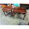 Image 1 : 2 MAHOGANY FINISH ENDTABLES