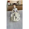 Image 1 : ROYAL ALBERT PRETTY LADIES FLOWER OF THE MONTH FEBRUARY 2005 CHINA FIGURE - 5 INCHES TALL