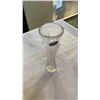 Image 2 : Royal doulton 7" crystal bud vase and 4 Royal albert egg cups