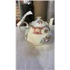 Image 3 : LADY CARLISLE ROYAL ALBERT TEAPOT WITH LID, CREAM SUGAR AND PLATE