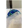Image 2 : ART GLASS TURTLE AND DOLPHIN
