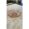 Image 3 : 2 pink depression glass bowls