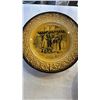 Image 4 : LIMOGES HAVILLAND COPPER LUSTRE BOWL, ROYAL WINTON LEAF PLATE AND CROWN DEVON CRIES OF LONDON PLATE