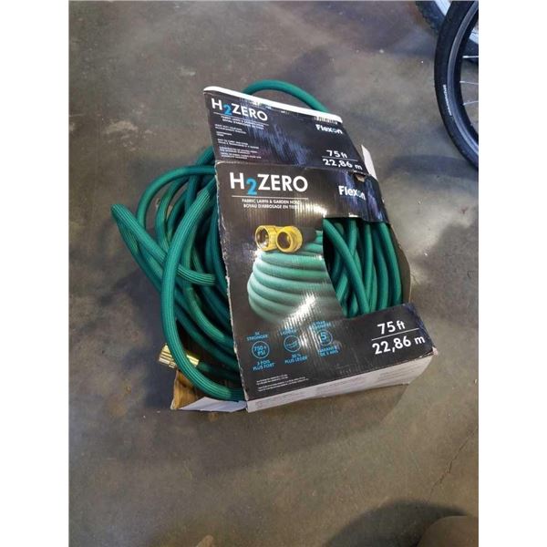 As new Flexon H2Zero 75ft garden hose retail $74.99