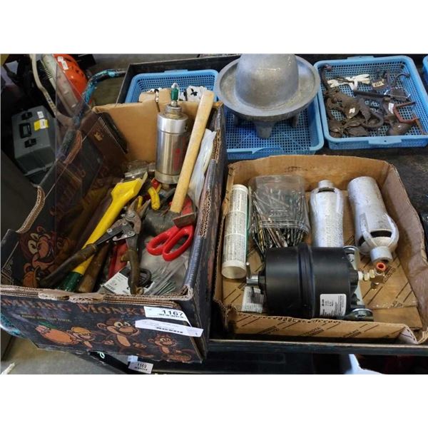 Lot of tools and tiger torch heads