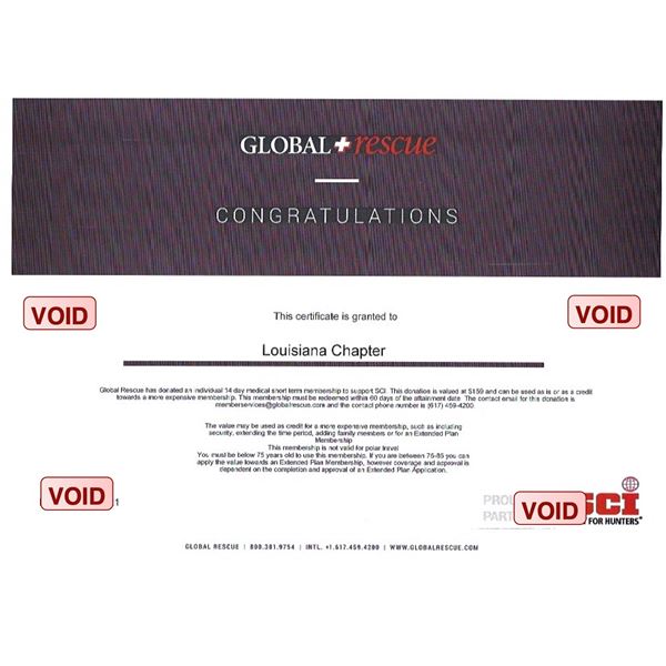 Global Rescue Individual 14-day Membership