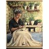 Image 2 : Painting of Woman Knitting