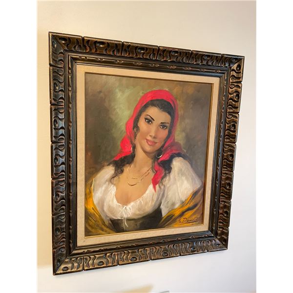 Signed Painting - Woman Portrait