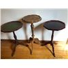 Image 1 : 3 wooden side tables