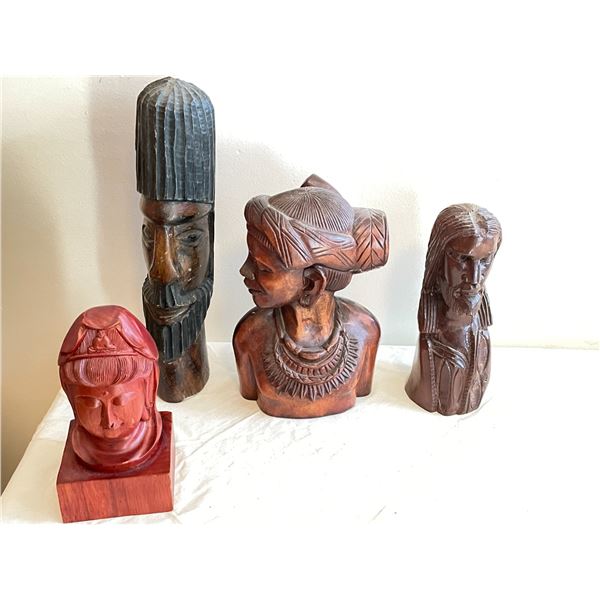 4 Wood Carvings