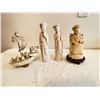 Image 1 : 3 Decorative Figurines & 1 Bottle Stopper