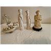 Image 2 : 3 Decorative Figurines & 1 Bottle Stopper