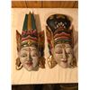 Image 1 : 2 Wooden masks