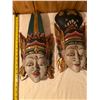 Image 3 : 2 Wooden masks