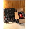 Image 1 : Craftsmand Drill, Flashlight & Charger with case - 1 Edge Grinder with bag