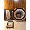 Image 1 : 2 Paintings & 1 Embroidered Picture