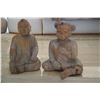 Image 1 : CARVED WOOD CHINESE CHILDREN (2 PCS)