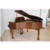 Image 1 : CABLE WALNUT & BURL WOOD BABY GRAND PIANO