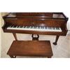 Image 2 : CABLE WALNUT & BURL WOOD BABY GRAND PIANO