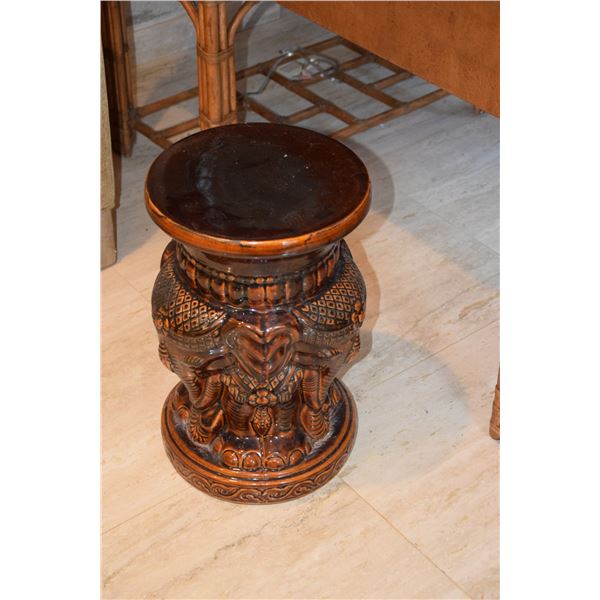 ELEPHANT GARDEN STOOL (19" H)