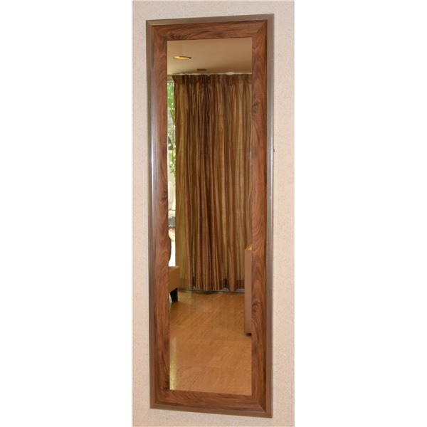 FRAMED WALL MIRROR (17" W X 53" H)