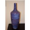 Image 1 : GLAZED PURPLE VASE (MADE IN PORTUGAL) (25" H)