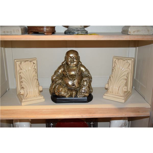 COMPOSITION BUDDHA & WALL SCONCES (3 PCS)