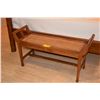 Image 1 : WOOD BENCH W/RUSH SEAT (47 1/2" L X 15 1/2" D X 25 1/2 H")