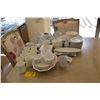 Image 3 : COLLECTION OF CUPS, SAUCERS, PLATES & SERVINGS PIECES (WHITE)