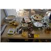 Image 1 : COLLECTION OF PLATES, BOWLS, CHEESE & OLIVE DISHES, CARAFES, SPREADERS, ETC.