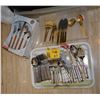 Image 1 : ASSORTED FLATWARE, 3 STYLES (106 TOTAL PCS)