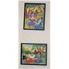 Image 1 : FRAMED OIL PAINTINGS; POOR LYDIE (9" W X 11" H) (2 PCS)