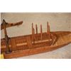 Image 2 : KOA OUTRIGGER CANOE CRIBBAGE BOARD; SIGNED GREG EAVES, KAINI KOA WOODS #75