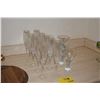 Image 1 : MIKASA CHAMPAGNE FLUTES & HEAVY BASED GLASSES (15 PCS)
