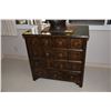 Image 1 : ANTIQUE 12 DRAWER APOTHECARY CHEST (37" W X 36" H X 22" D)