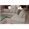 Image 1 : UPHOLSTERED L SHAPED SOFA W/SLEEPER BED