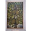 Image 1 : LARGE FRAMED ART, "AVOCADO"; SIGNED (53" W  X 87" H)