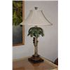 Image 2 : TABLE LAMPS W/PALM TREE & MONKEY MOTIF (32" H) (PAIR)