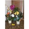 Image 1 : COLLECTION OF FAUX PLANTS (10 PCS)