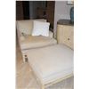 Image 1 : MARGE CARSON UPHOLSTERED DOWN ARM CHAIR W/FOOT STOOL