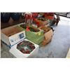 Image 1 : COLLECTION OF CHRISTMAS DECOR: TREE, WREATHS, SWAGS, CANDLES HOLDERS, ETC.