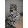 Image 2 : WOODEN FUU DOGS (2' H) (PAIR)