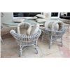 Image 2 : RATTAN BARREL CHAIRS (POOR CONDITION) (6 PCS)
