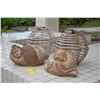 Image 1 : GARDEN STATUARY & CANDLE HOLDERS (4 PCS)